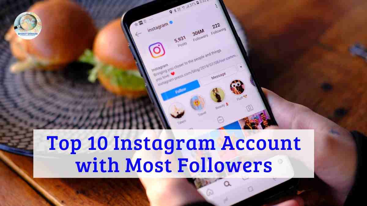 Top 10 Instagram Account with Most Followers in 2023 Bharat Sanssar
